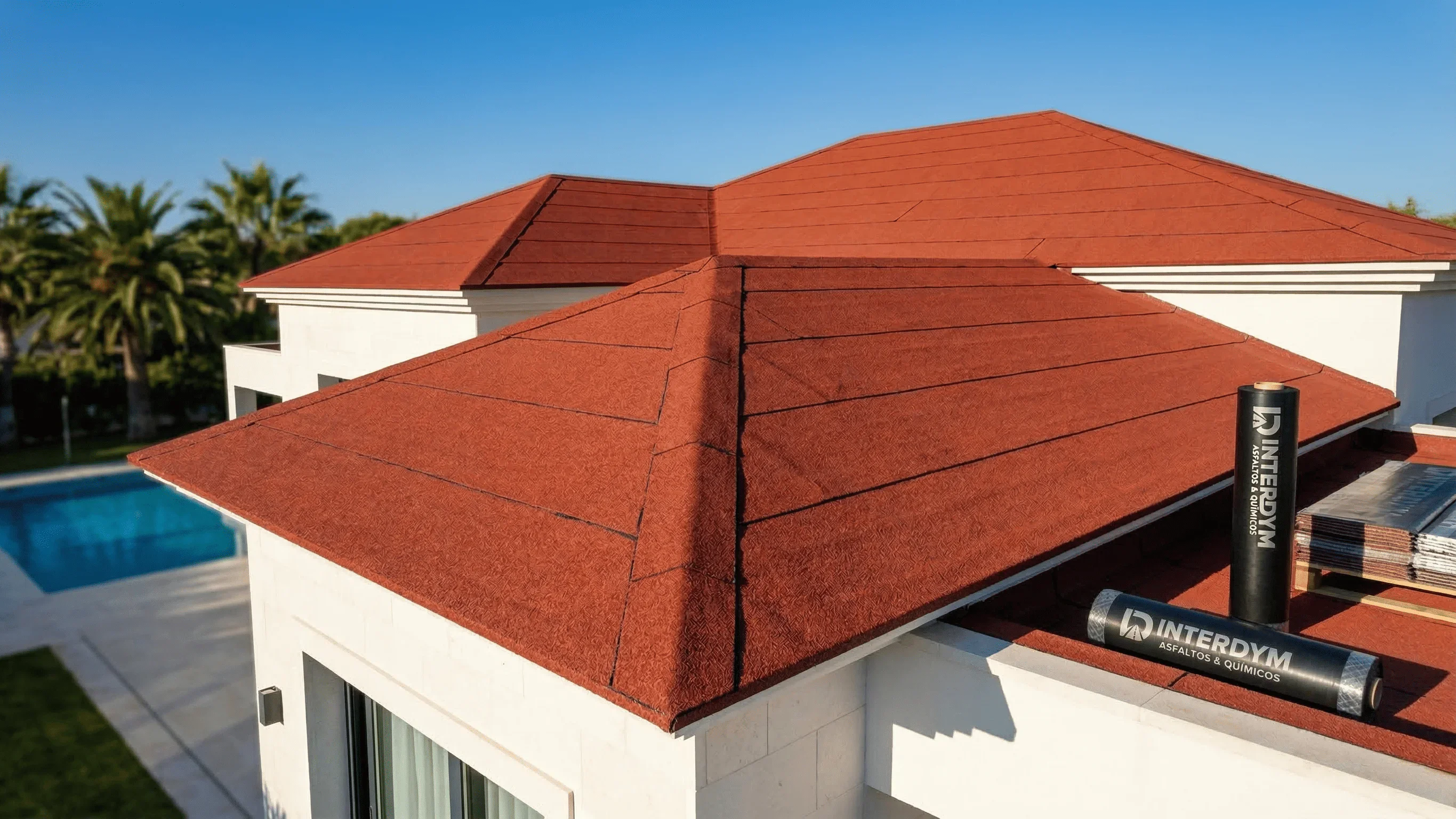 Manto Gravillado Rojo 3mm